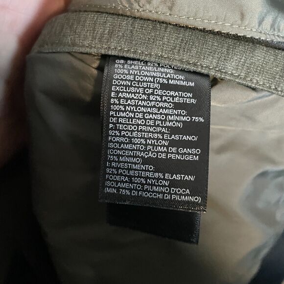 The North Face Jacket Mens XL Green Eros 550 Pullover Goose Down Puffer Outdoor - Picture 9 of 13